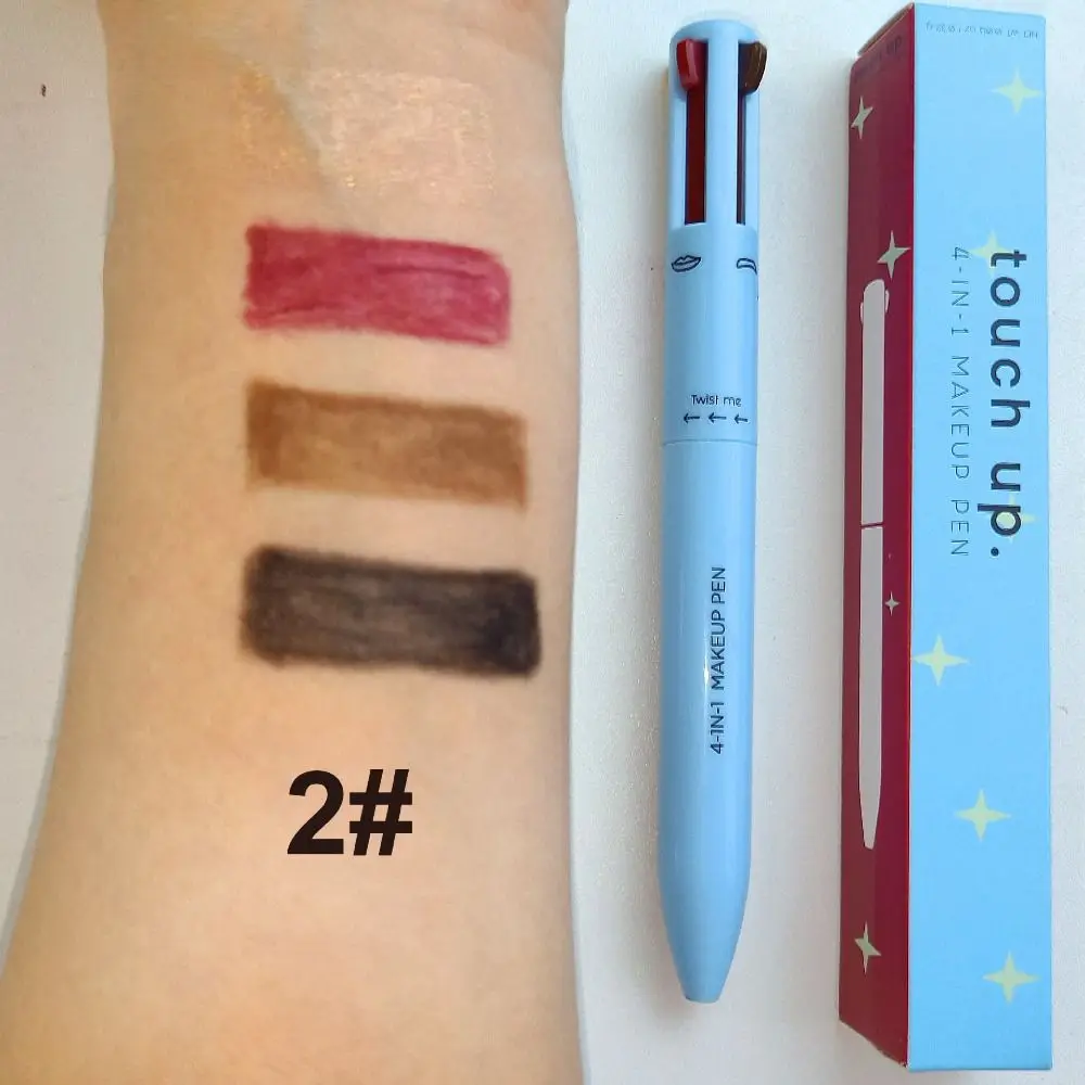 Highlighter Eyeliner Stift Frauen Liegen Seidenraupe Stift Kosmetische Werkzeug 4 in 1 Make-Up Stift Augenbraue Bleistift Tattoo Marker Lip Liner Stift