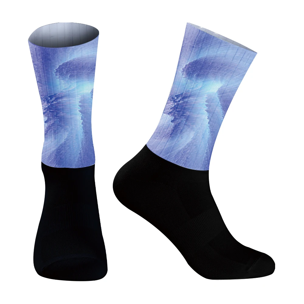 

Sports Cycling Sock Aero For Men Socks Anti-slip Breathable Athletic Moisture Control 2024 New