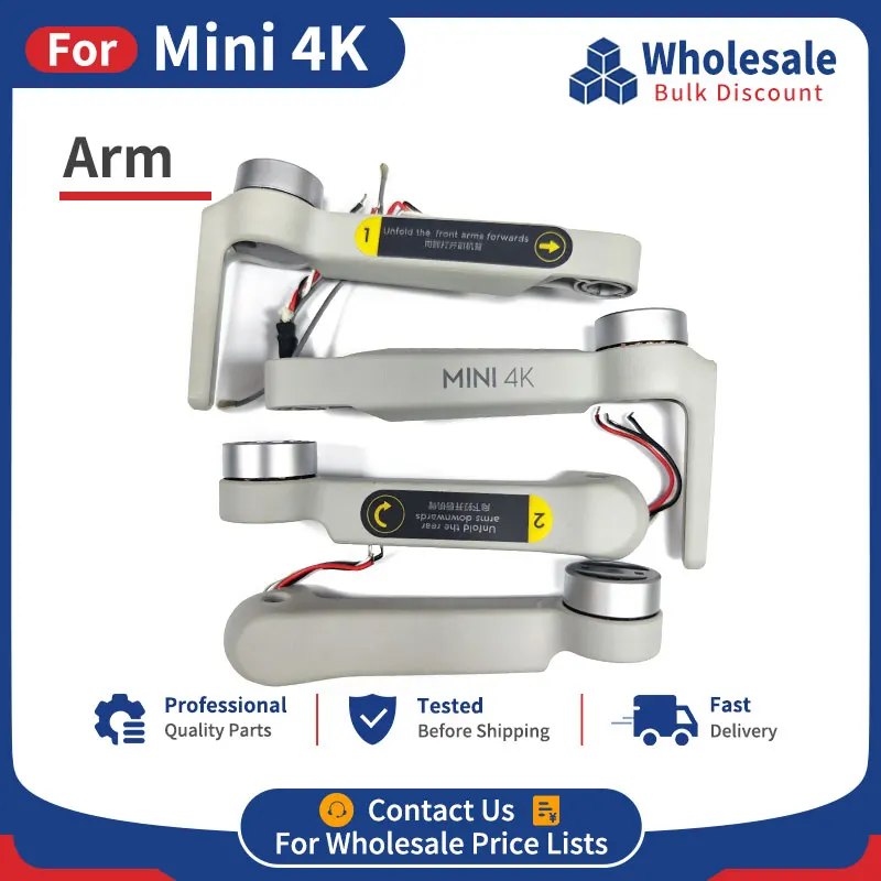 SNQP For DJI Mini 4K Left Right Front Rear Arm Replacement Repair Spare Parts Arm Body Frame For Mini 4K Accessories Wholesale