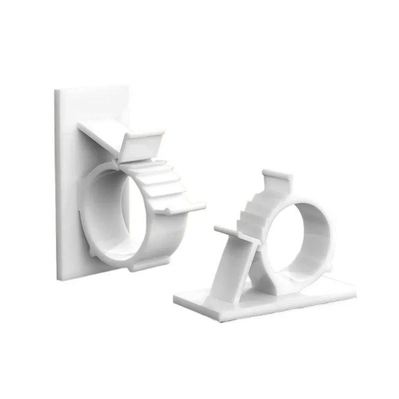 No punching, water pipe clip, hose and wire storage, gas pipe holder, self-adhesive sewer pipe holder.