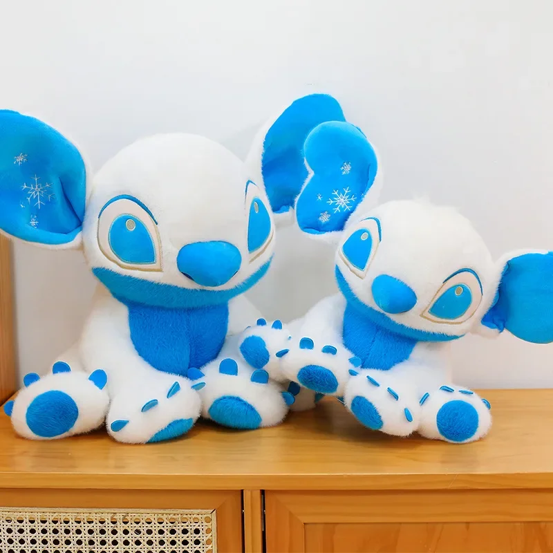 

35-55cm Disney Lilo and Stitch Plush Toys Anime Cartoon Snowflake Stich Plushie Dolls Kawaii Pillow Stuffed Kids Birthday Gifts
