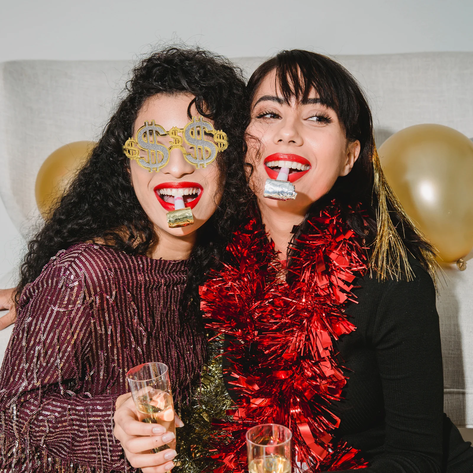 

Funny Party Sunglasses 1 2pcs Glasses for Beach Summer Costume Photo Props Decorations Dollar Party Eyeglasses