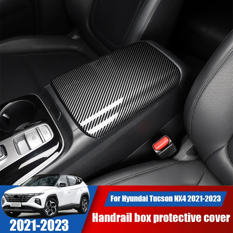 

Для Hyundai Tucson NX4 2021 2022 2023 2024, защитный чехол подлокотника центрального управления, материал ABS, внутренняя часть модификации