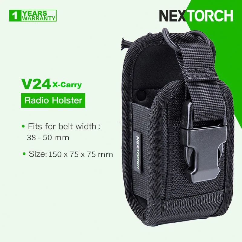 

Кобура для радио Nextorch V24, быстросъемная, 360° ° Дизайн вращения, подходит для ремня шириной 38-50