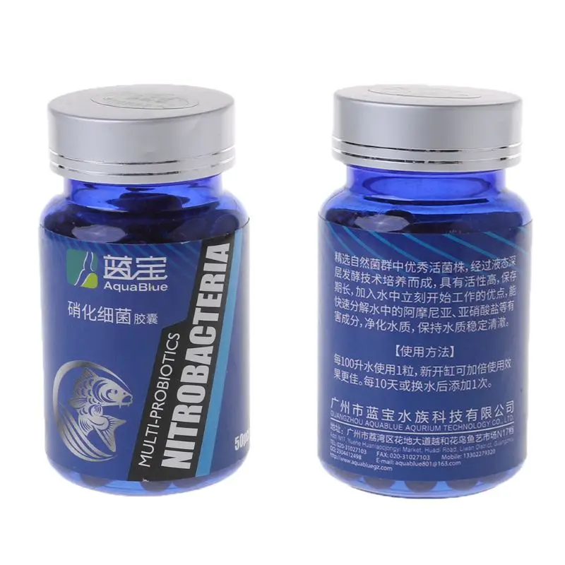 Nitrifying Bacteria Capsules for Ornamental Fish Six Major Strains Improve Cultivation Efficiency Avoid Algae DropShip