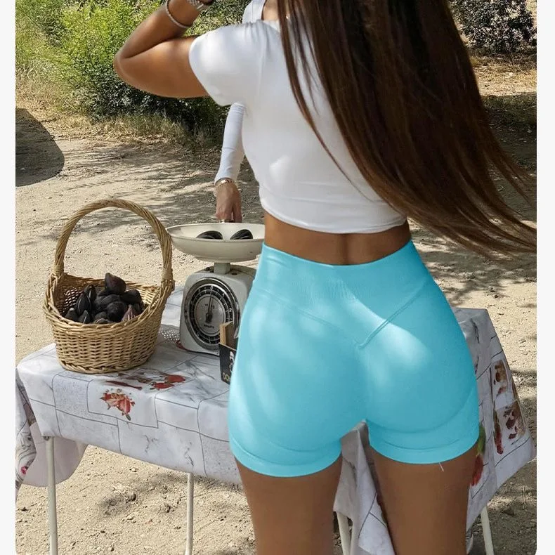

Summer New Sports Breathable High Quality Fashion Trend Sweat-absorbing Cursor-free Women's Yoga Pants Pilates Shorts