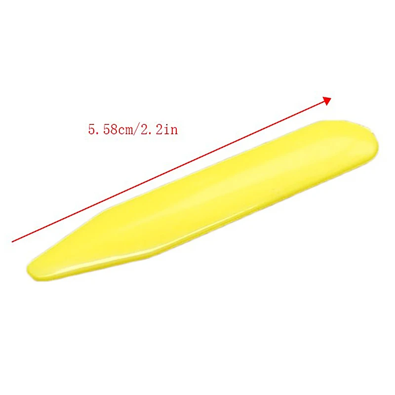 2 Pcs Carbon Fiber Collar Stays For Business Men's Shirt Party Dress Brace Accessories Reinforcement Insert Fixing Jewelry