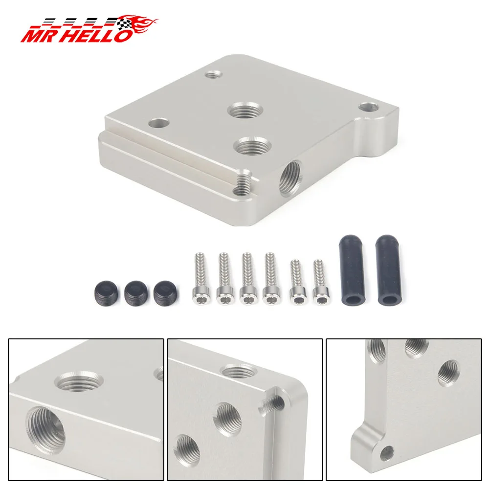 Billet Aluminum K-series Iacv Rotation Plate Fit for Throttle body K20 K24 Swap Silver