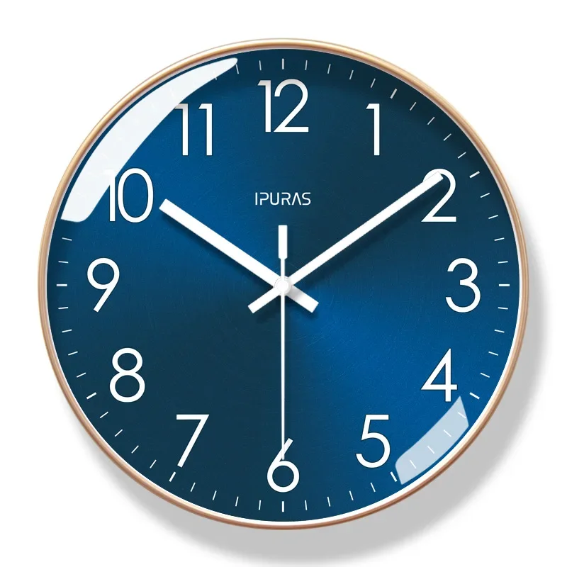 Modern Design Light Luxury Wall Clocks Simple Personality Nordic Fashion Wall Clock Silent Sweep Second Quartz Clock Home Decor