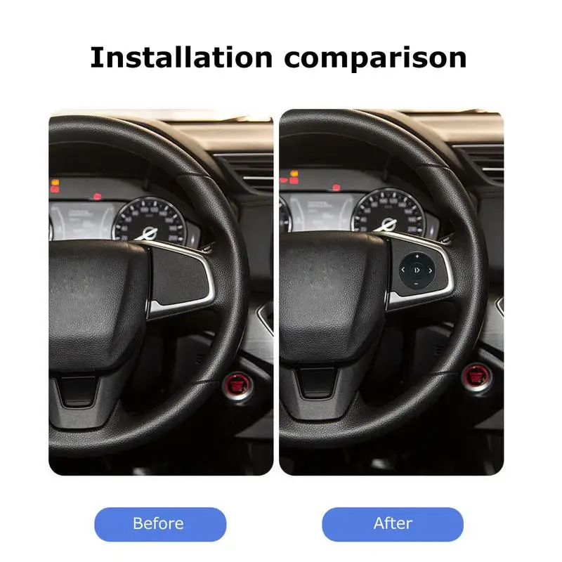 Wireless Steering Wheel Control Smart Wireless Media Button Remote Control Button Media Phone Controller Supplies For Vehicle