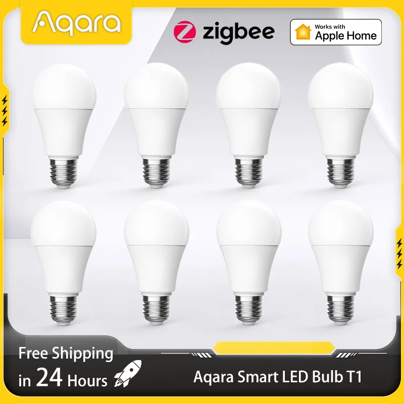 NEW Aqara Smart LED Bulb T1 Smart Home Lamp Light Zigbee 3.0 Bluetooth E27 2700K-6500K 220-240V for Xiaomi Mi home HomeKit APP