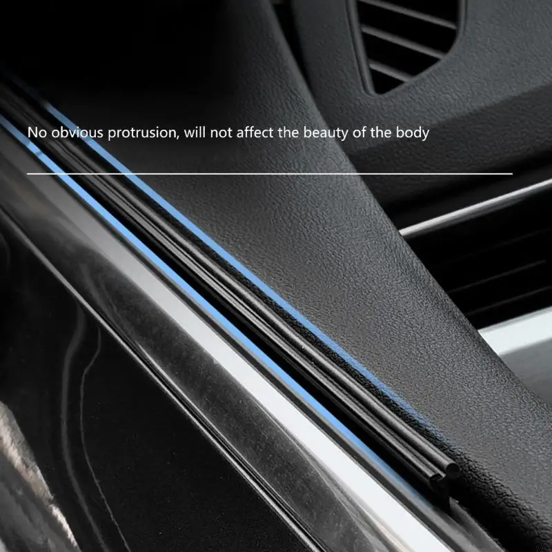 

Rubber Car Side Window Wipers Easy to Install Automotive Side Window Wipers for enhances Visibility & Noise Reduction 72XB