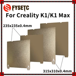 PEI Sheet for Creality K1/K1 MAX Ender 3 S1 Pro Ender3 S1/5 S1 Steel Plate Texture PEI Spring Steel Sheet Buid Plate Smooth PEl