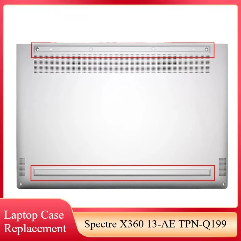

Original New Laptop Bottom Cover Case For Spectre X360 13-AE TPN-Q199 Bottom Base Case Lower Cover Back Lid Silver Shell