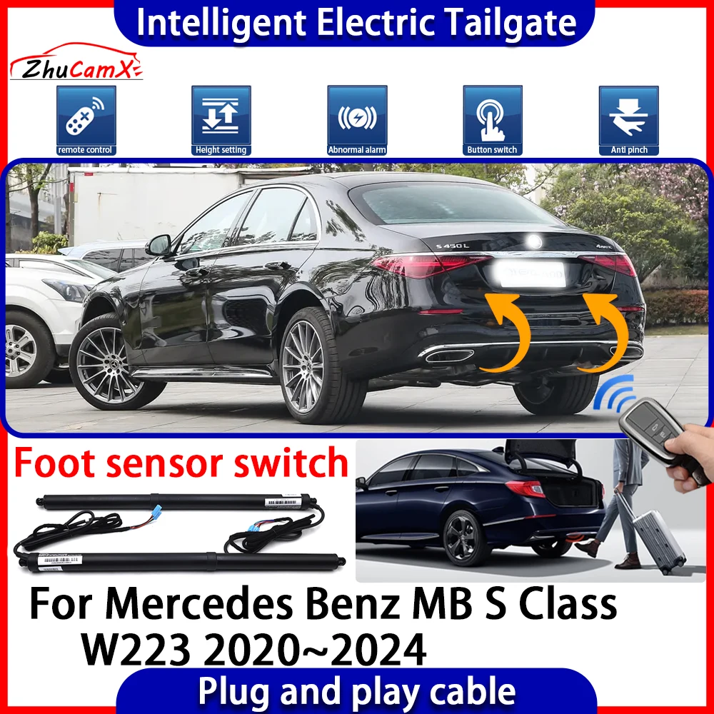 

Car Automatic Lifting kit Opening Trunk Intelligent Electric Tail Gate Lift Tailgate for Mercedes Benz MB S Class W223 2020~2024