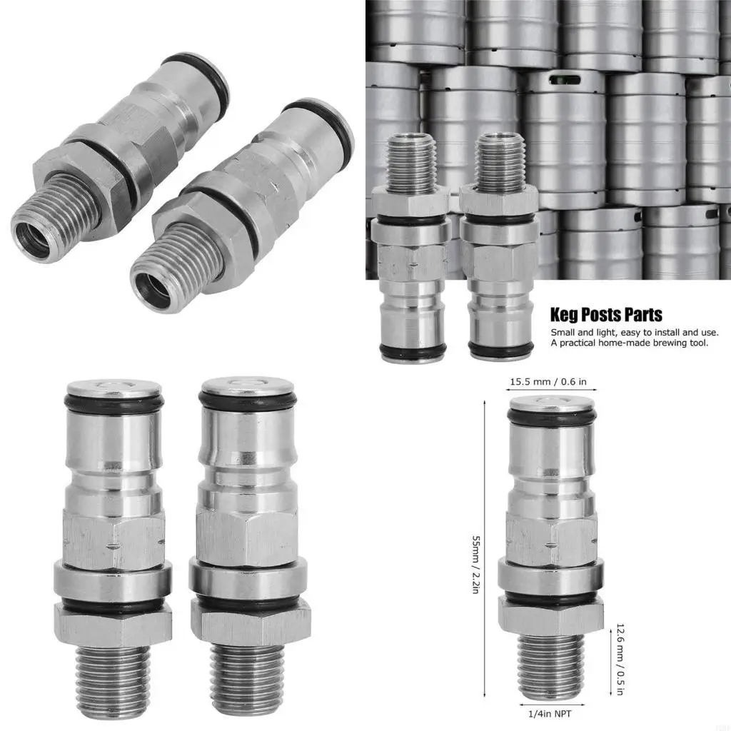 J1HF Ball Lock Posts Gas Valves Simple Installation Ball Locking Barrels Connectors