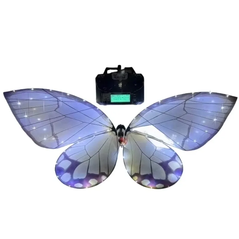JMZ LED Butterfly Drone Remote Control Flying Insect Toy for Kids Adults Outdoor Indoor Party Wedding Stage Show Decoration