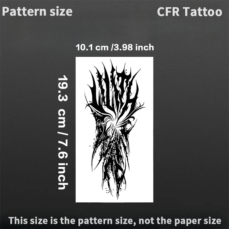 Temporary Tattoos Man Fake Tatto Sexy Hotwife Waterproof Back of Hand Arm Dark Spray Herbal Juice Tattoo Sticker Party Cheap Y2K
