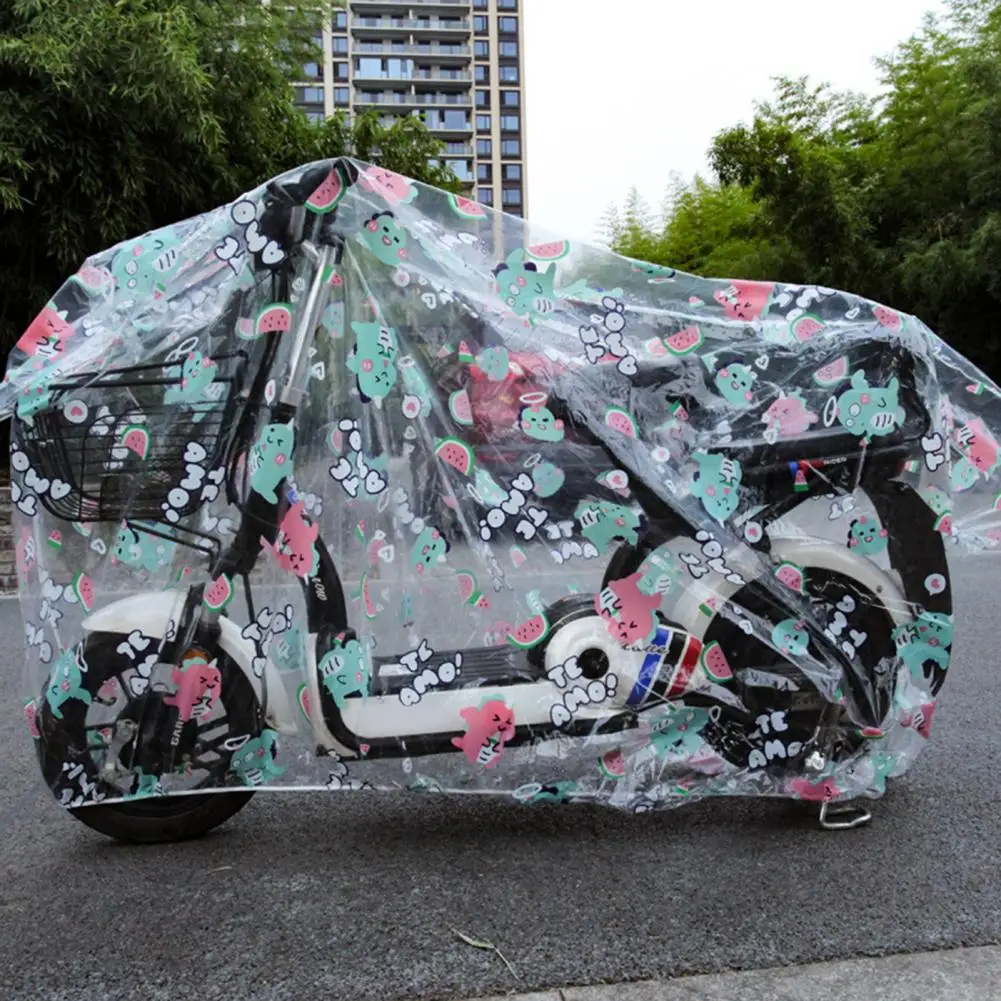 

Useful Motorcycle Cover Snow Protection Reusable Battery Car Cover Dinosaurs Print Battery Car Cover