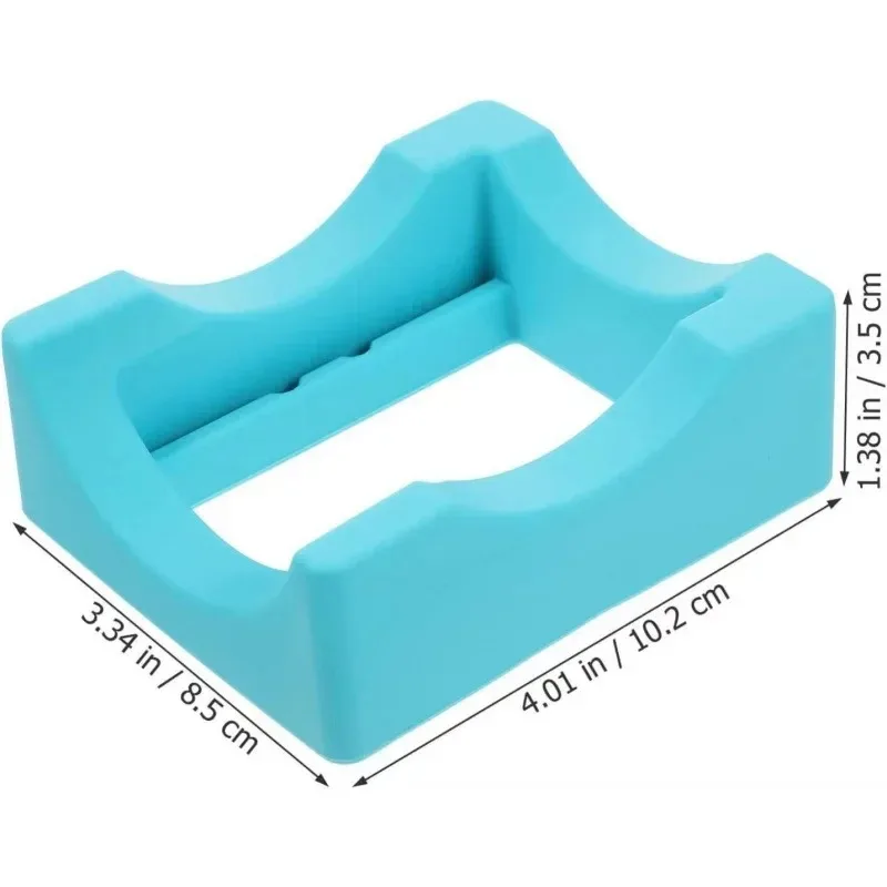 Tumbler Holder For Crafts Decals Tumbler Stand Curvature Supports Silicone Cup Holder With Builts-In Slot Mug Glass Cup Cradle