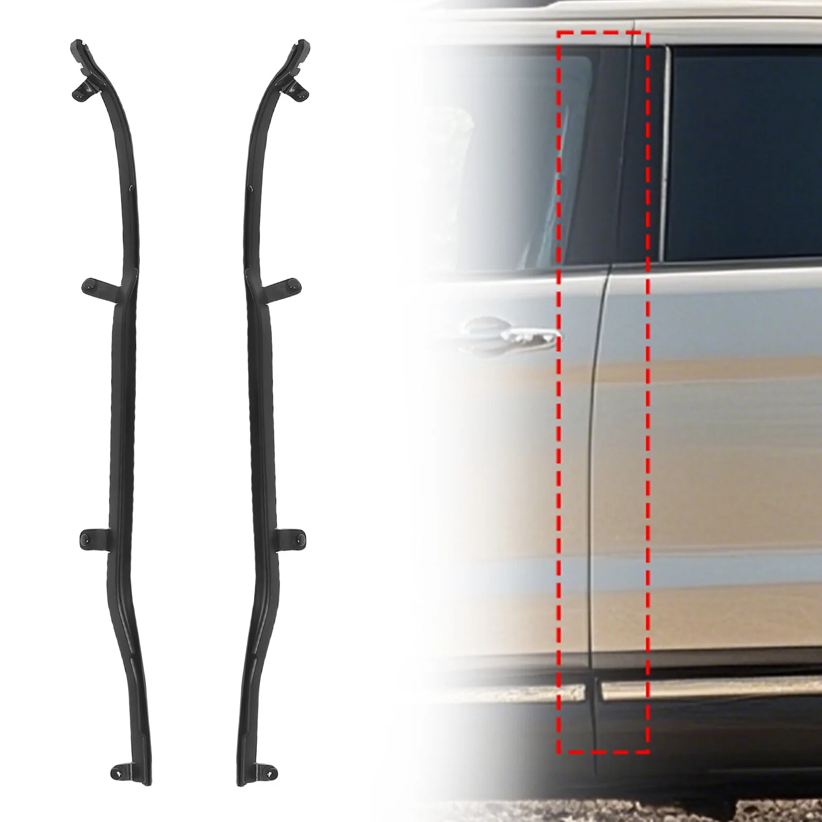 باب السيارة الخلفي الحواف الأمامية السير الوقائي الأختام لفورد اكسبلورر 2011-2019 اليمين اليسار الطقس تجريد الباب قطاع BB5Z7825324B