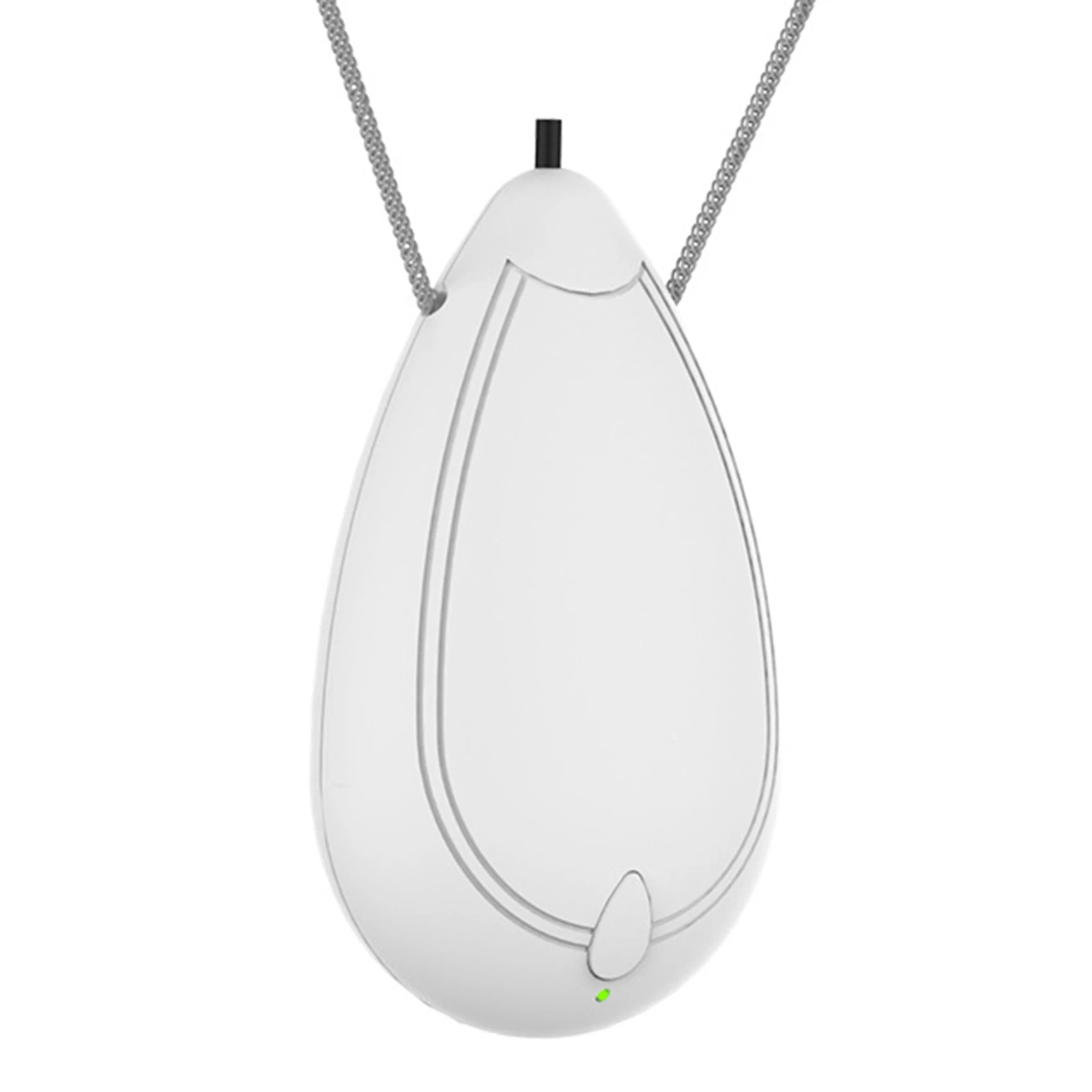 

Mini Wearable Air Purifier, Personal Travel Size Air Purifier, Necklace & Portable USB Charging Smoke Purifier White