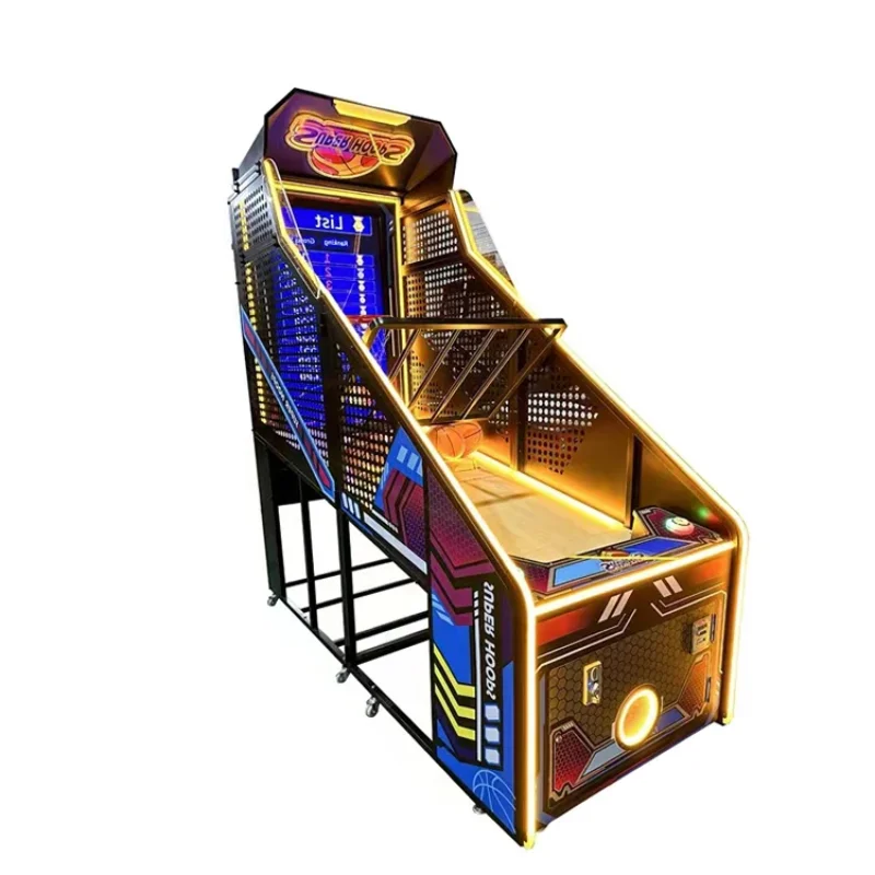 

Skill Interactive Amusement Center Commercial Arcade Coin Operated Basketball Machine For Sale