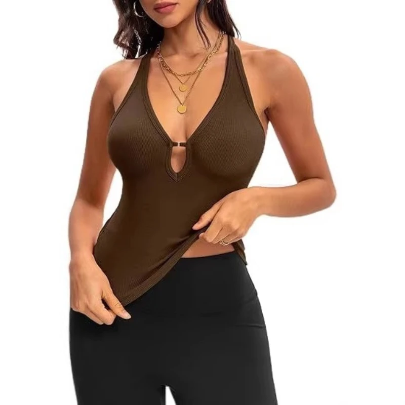 Chaleco Sexy Estilo Europeo y Americano para el Verano 2026, Cuello Redondo, Modelo Cw54762, Disponible en Amazon