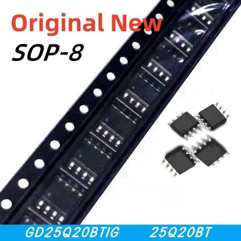 

10pcs 100% New 25Q20BT GD25Q20BTIG sop-8 Chipset