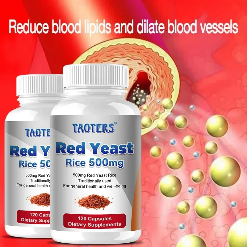 

Taoters Red Yeast Antioxidant -500Mg Red Yeast Rice Helps Improve Digestion, Maximize Immune System & Promote Glucose Metabolism