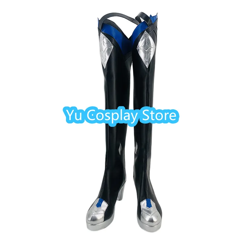 

Yu Косплей Магазин Genshin Impact Eula Сапоги для косплея Аниме Обувь для косплея Сапоги Костюмы на Хэллоуин Реквизит