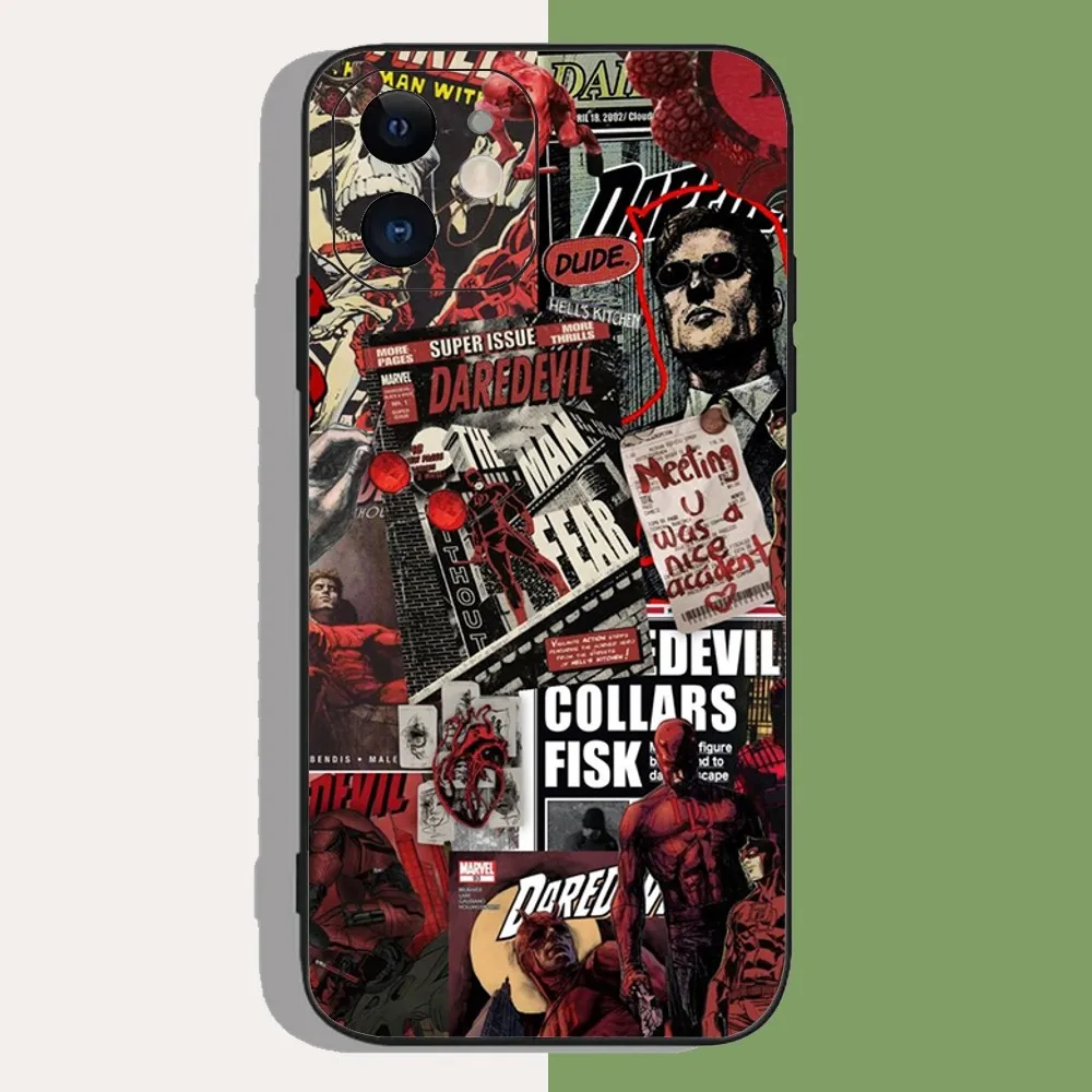 Cool D-Daredevil custodia per telefono per Iphone 15 11 13 14 Pro Max 7 8 Plus X Xr Xs Max Se2020 12mini Cover Case