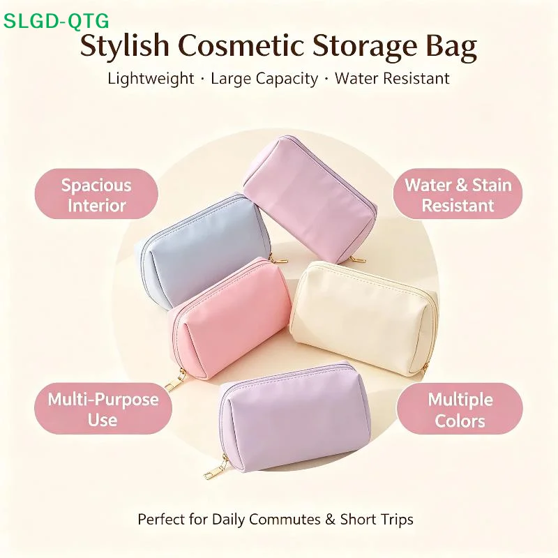 NEW Hot 2026 Dopamine Makeup Storage Bag Handheld Lipstick Bag Portable Dry And Wet Separation Waterproof Storage Bag For Women
