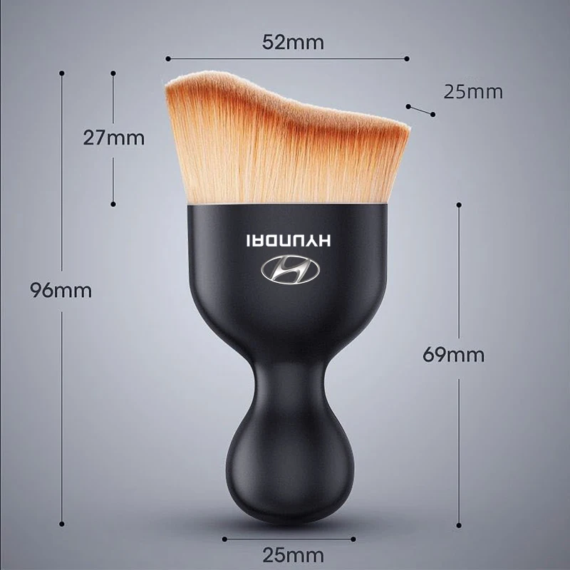 سيارة تنفيس تنظيف فرشاة ناعمة أداة التنظيف الداخلي للسيارة هيونداي I10 I20 I30 I40 IX20 IX35 توكسون سولاريس أكسنت أزيرا #6