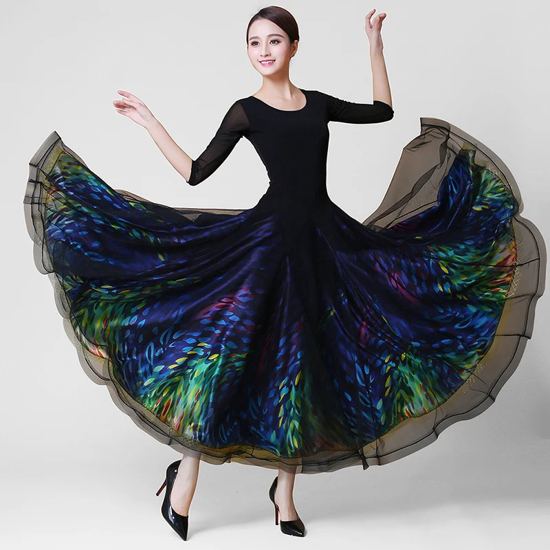 High Quality New  Ballroom Dance Competition Dress Standard Dresses Modern Performance  Costume Women Big Swing Waltz Clothes