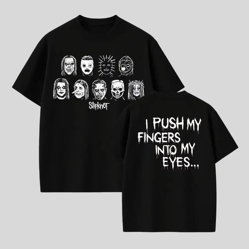 2026 Slipknot Banda Rock Nu Metal Printed T-shirt High Quality Clothes Vintage Clothing Tops Suitable for both men and women