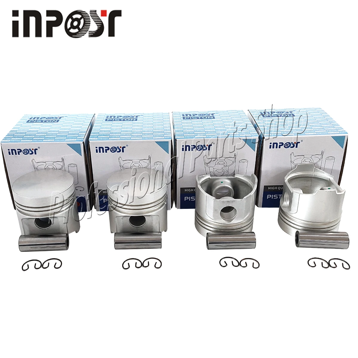 4Set For Kubota V1902 Piston Kit STD V1902 Piston Set 85mm