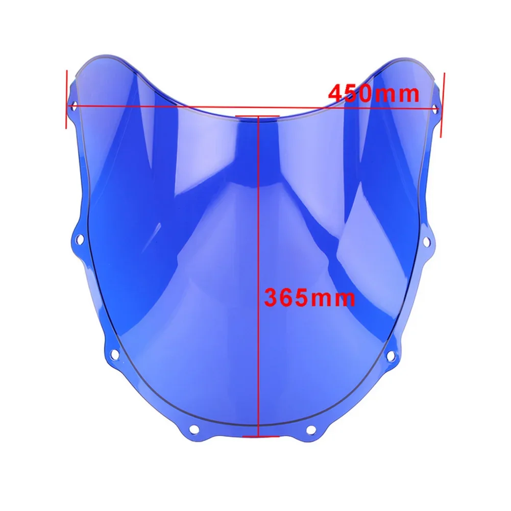 Motorcycle For Kawasaki Double Bubble Windshield Deflector Protector Wind Screen Ninja ZX7R ZX-7R ZX 7R 1996-2003 2004 2002 2001