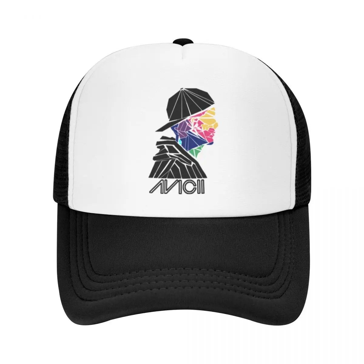 Colorful AVICII Printing Mesh Baseball Cap Womens High Qualiy Peaked Caps Four Seasons Dat hats