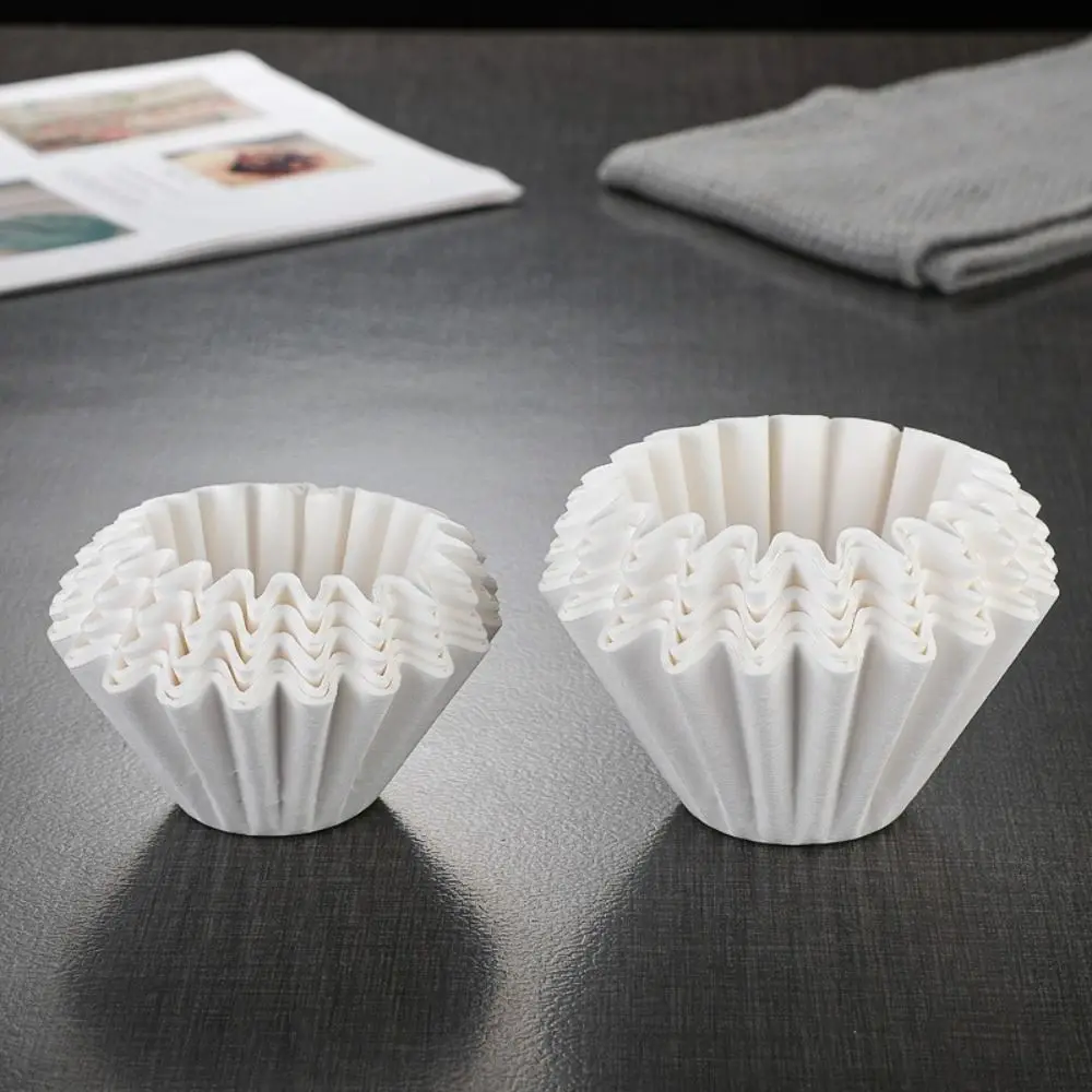 50Pcs/Box Disposable Coffee Filter Paper Hand-wash Cake-type Coffee Powder Filter Bag Portable Deepen Texture