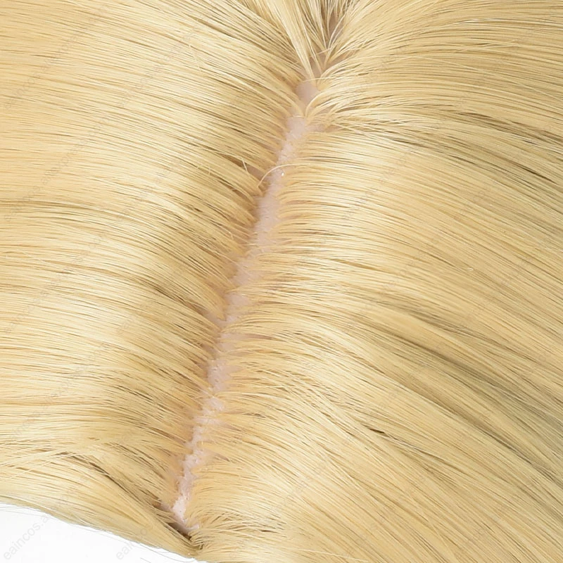 Peruca Cosplay dourada loura longa, Perucas de RPG, Trama de Papéis, Cabelo Sintético Resistente ao Calor, marquez Donato, 72cm