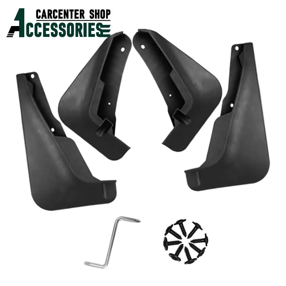 

Mud Flaps Splash Guards Fender Mud Flaps Splash Guards Front Rear 4pcs Mudguards for Volvo EX30 2024-2025