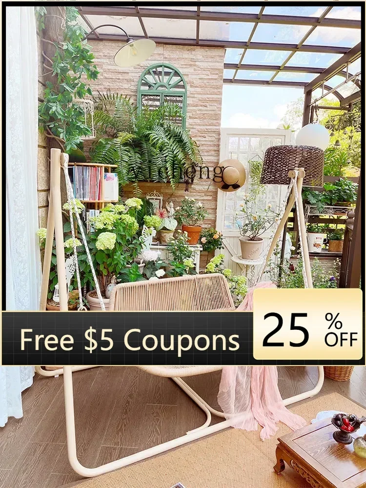 

A1 Outdoor Swing Courtyard to Swing Outdoor Double Hammock Small Courtyard Net Red Garden
