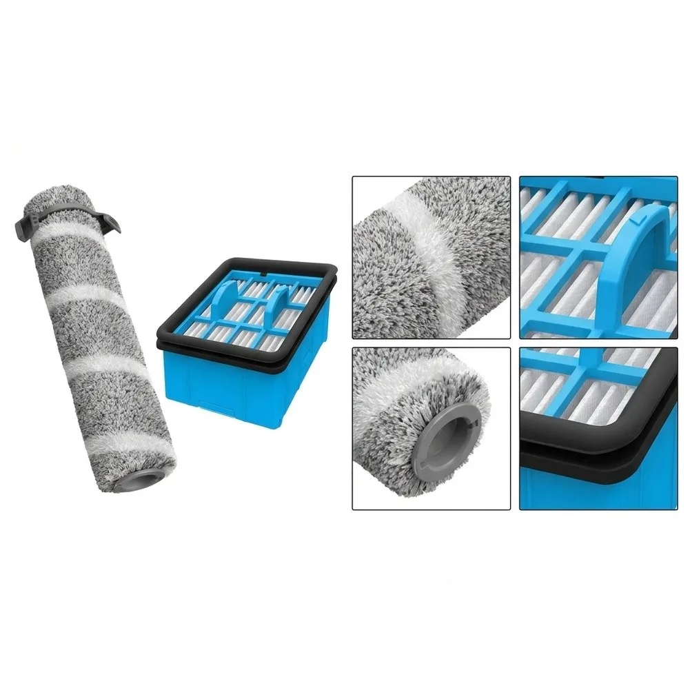 Replaceable Roller Brush Filter Kit For Bissell For Crosswave For Omni Force 4076 3912 3999 4000 Floor Scrubber Cleaning Parts