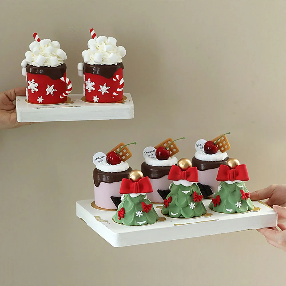 

cake fake desserts christmas decorations party supplies cherry chocolate Christmas tree candy snowflake Beer design cake model