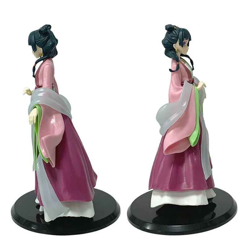 Anime maomao figura vestido vermelho maomao figuras de ação pvc bonito maomao modelo ornamentos de mesa coleção maomao estatueta brinquedo presentes