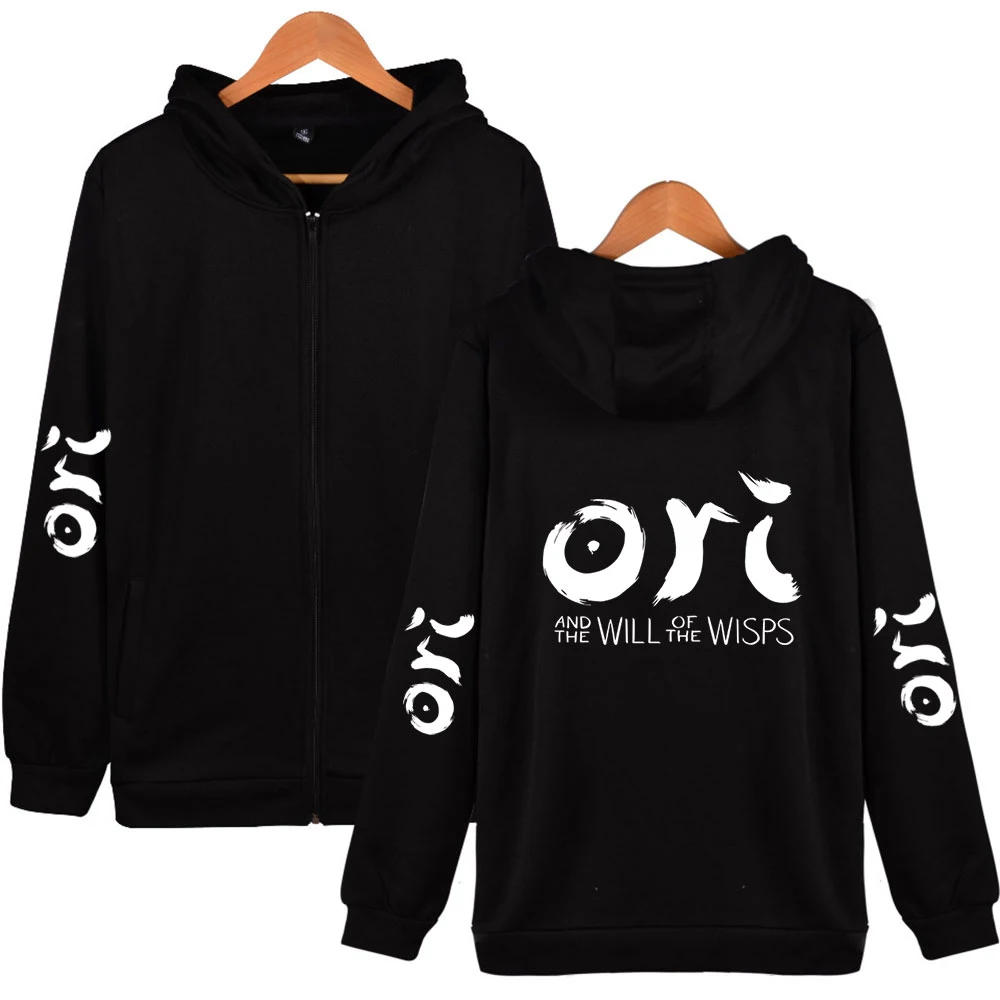 

Men/women Hot Sale Printed Ori and The Will of The Wisps Zipper Hoodies Sweatshirt Casual Hoody Pullover Zip-up Fashion Oversize