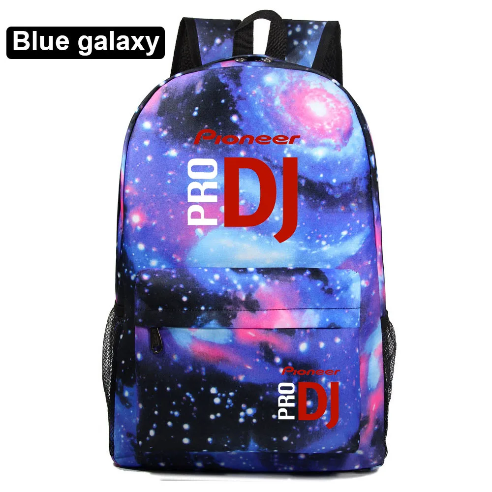 

Pioneer Pro Dj Backpack for Girls Boys Teens Cool Travel Knapsack Children Rucksack Kids School Bags Mochila Galaxia