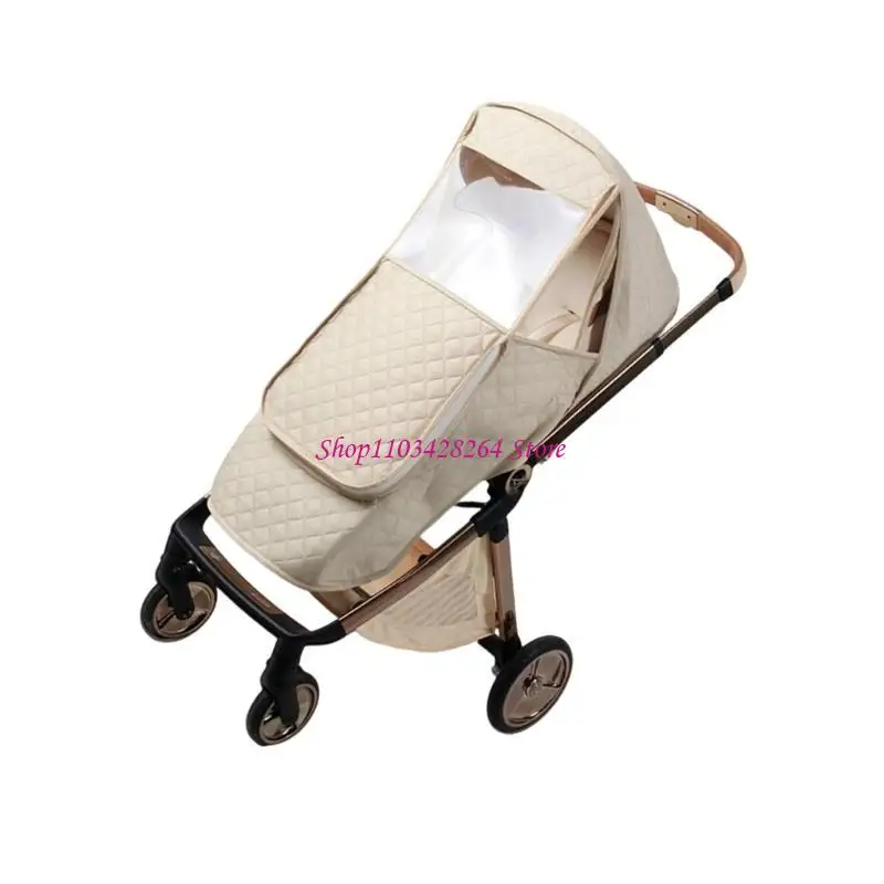 Tear Resistant Universal Baby Strollers Rain Shielding Weather Small Strollers Wind Protector for Parents