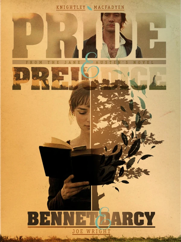Movie Pride & Prejudice (2005) Poster Prints Wall Sticker Home Decor Bar Cafe Art Painting